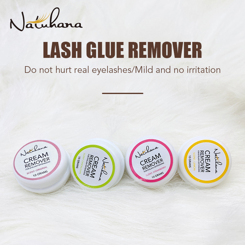 Eyelash Extension Remover Gel - ครีมลอกกาวติดขนตาปลอม NATUHANA สำหรับมืออาชีพ ลอกออกได้อย่างรวดเร็ว ครีมลอกกาวต่อขนตา ใช้งานง่าย