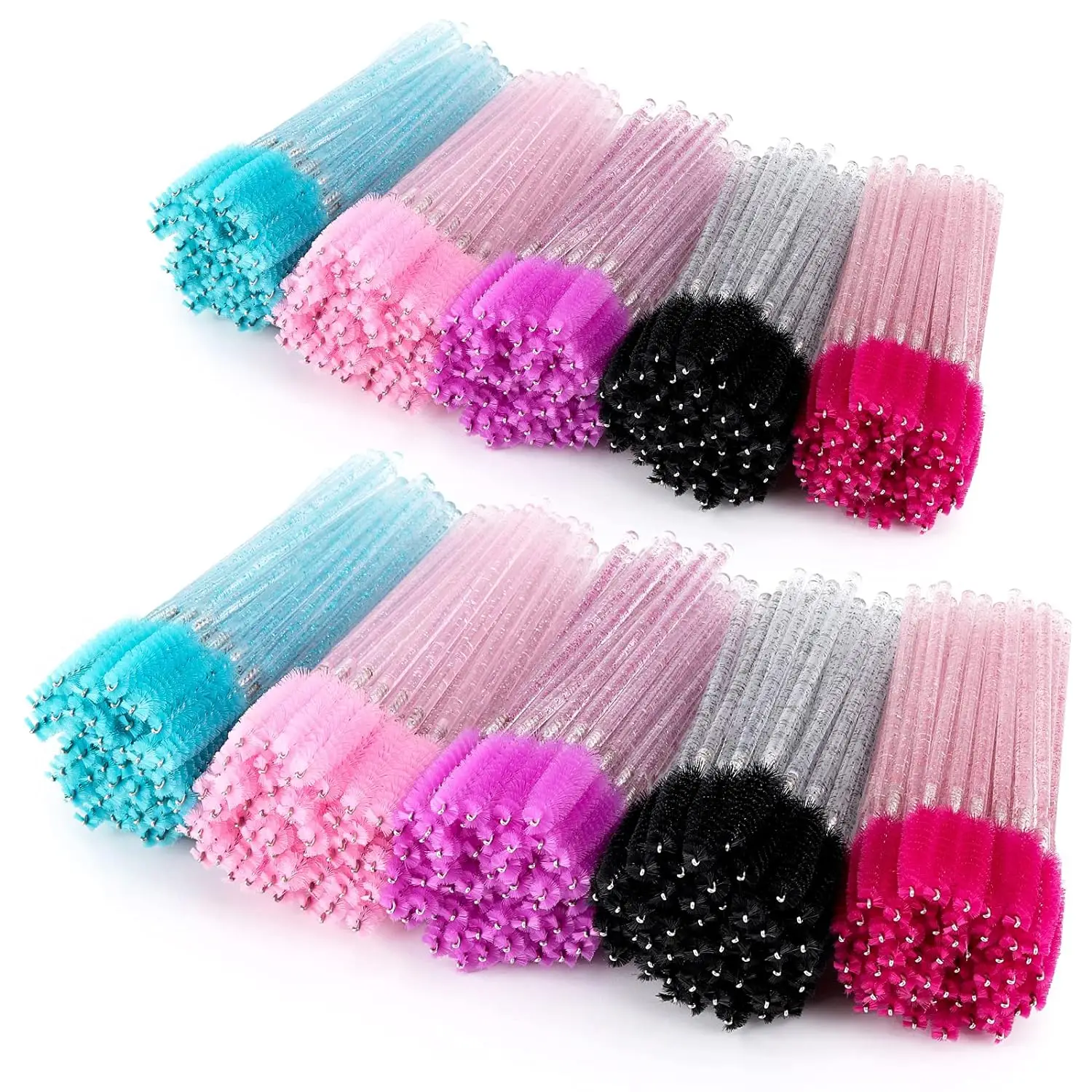 Eyelash Extension Wholesale - 100/1000/2000pcs มาสคาร่าแบบใช้แล้วทิ้งแปรงขนตา Spoolies สําหรับ Eyebrow Eye