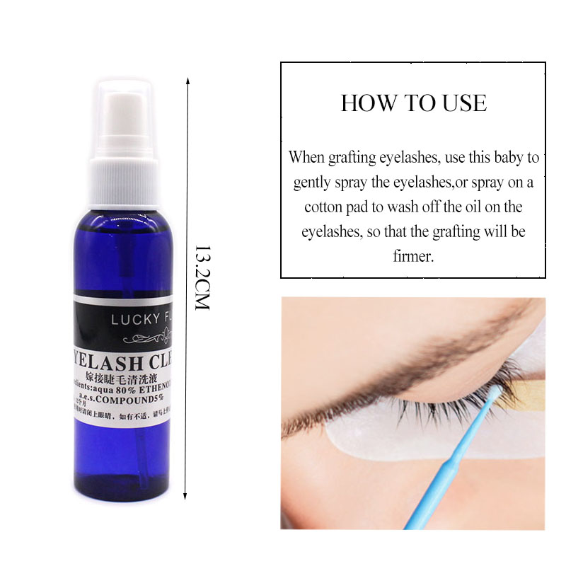 สเปรย์ทำความสะอาดตัวต่อขนตาขนา - Eyelash Extension Remover Gel บทวิจารณ์และราคา