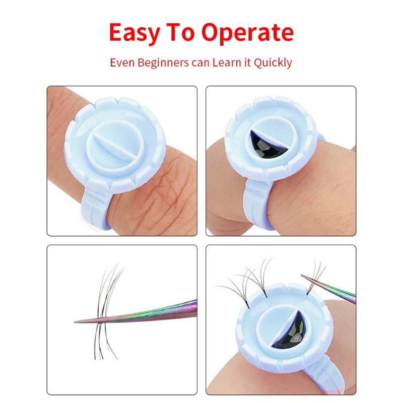 ถ้วยกาวติดขนตาแบบใช้แล้วทิ้ง 1 - Eyelash Extension Repair บทวิจารณ์และราคา