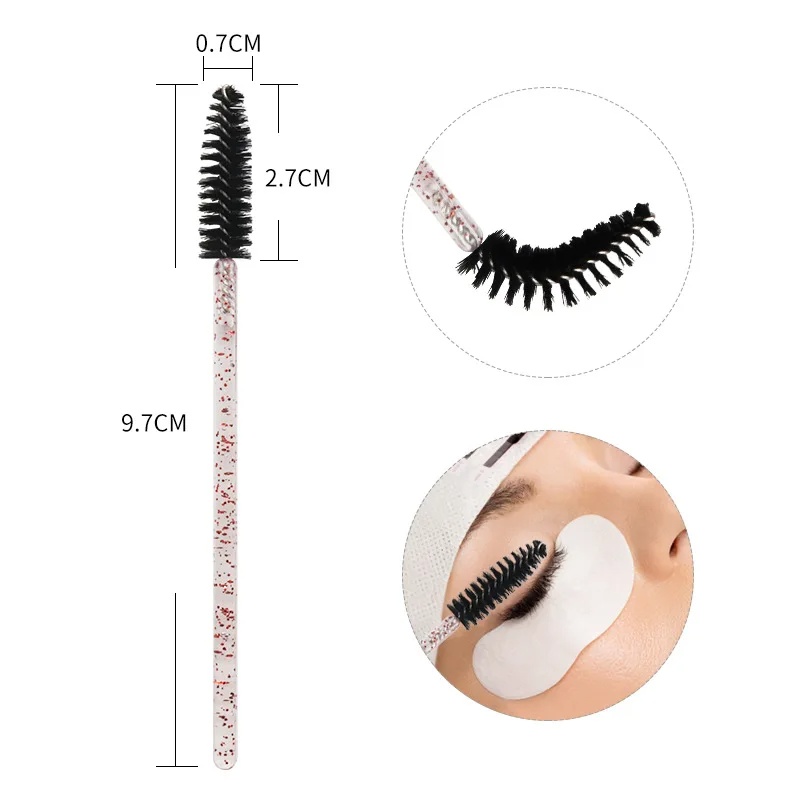 แปรงปัดมาสคาร่า 50 ชิ้น หวีปัด - Eyelash Extension Wholesale บทวิจารณ์และราคา