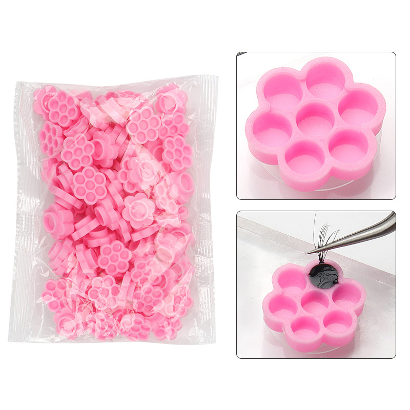 ขายส่ง 100 ชิ้น ถ้วยกาวต่อขนตา - Eyelash Extension Wholesale บทวิจารณ์และราคา