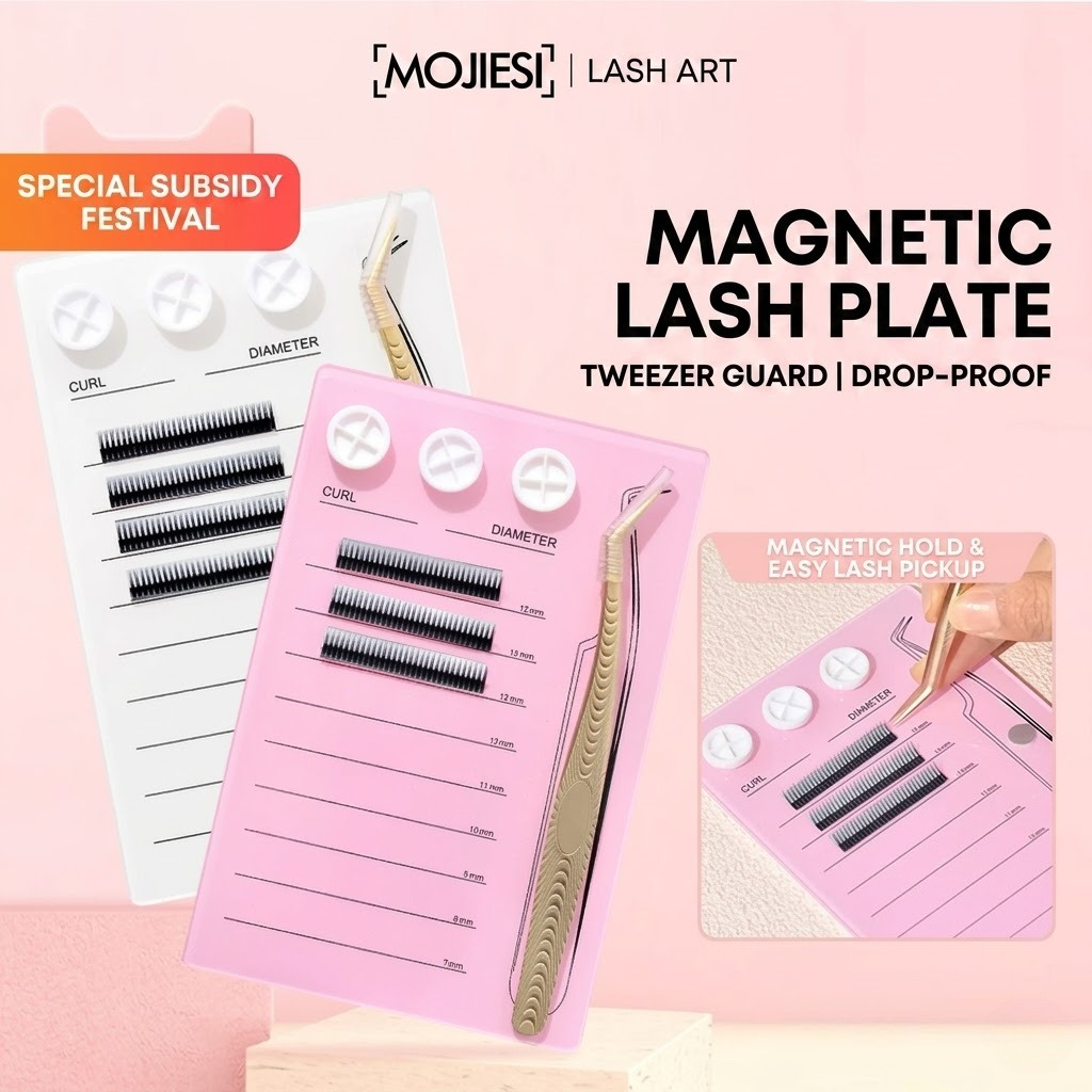 ถาดแม่เหล็กสำหรับต่อขนตาและแผ่ - Eyelash Extension Volume บทวิจารณ์และราคา