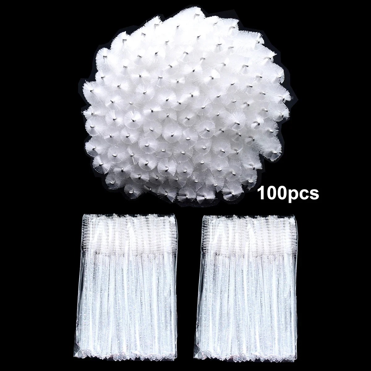 แปรงปัดขนตาแบบใช้แล้วทิ้ง 100  - Eyelash Extension Wholesale บทวิจารณ์และราคา