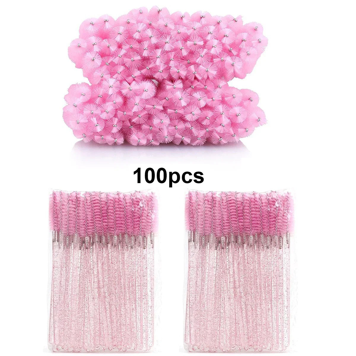 แปรงปัดขนตาแบบใช้แล้วทิ้ง 100  - Eyelash Extension Wholesale บทวิจารณ์และราคา