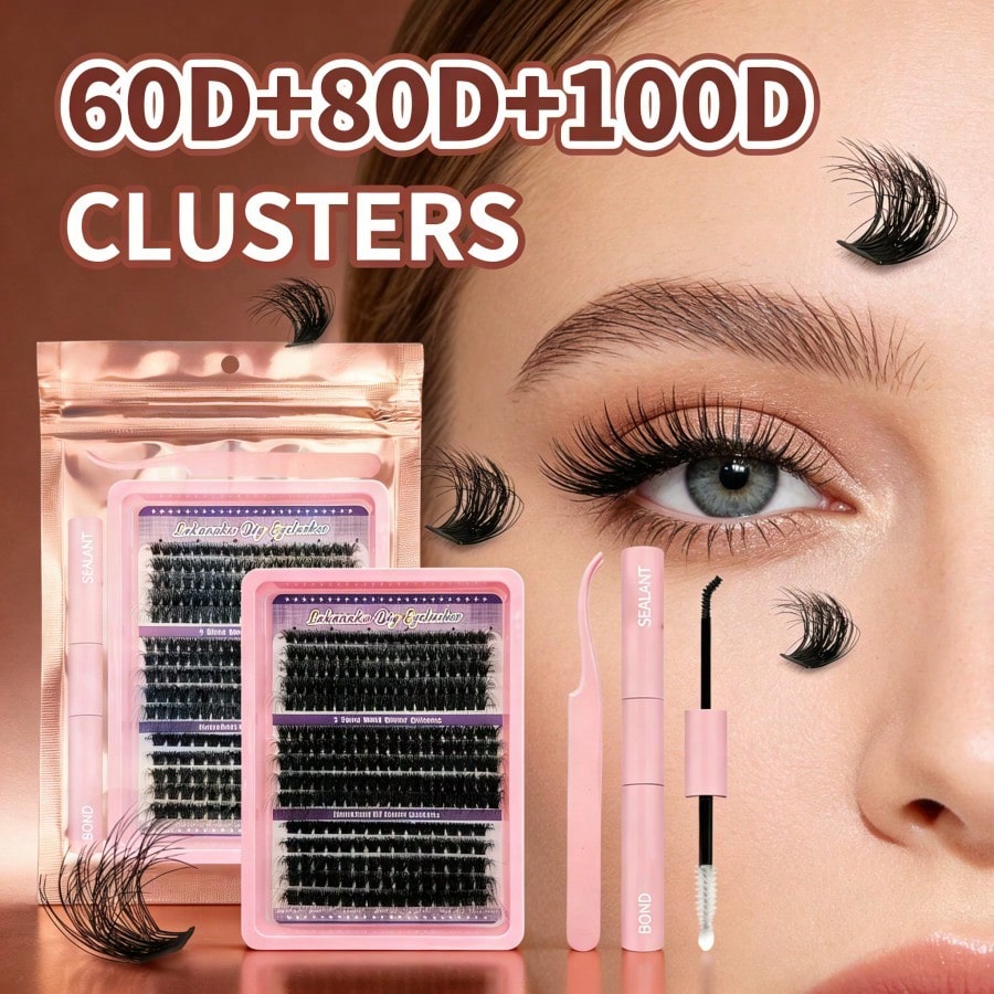 ขนตาปลอมแบบช่อ DIY ปลายแหลม 60 - Eyelash Extension Volume บทวิจารณ์และราคา