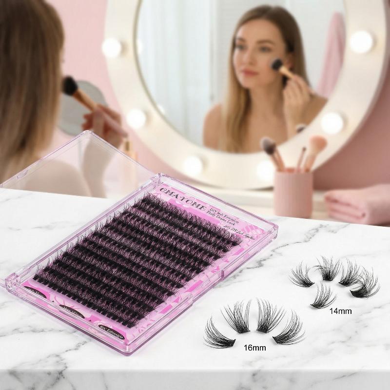 ขนตาปลอมแบบกลุ่ม Volume D Curl - Eyelash Extension Volume บทวิจารณ์และราคา